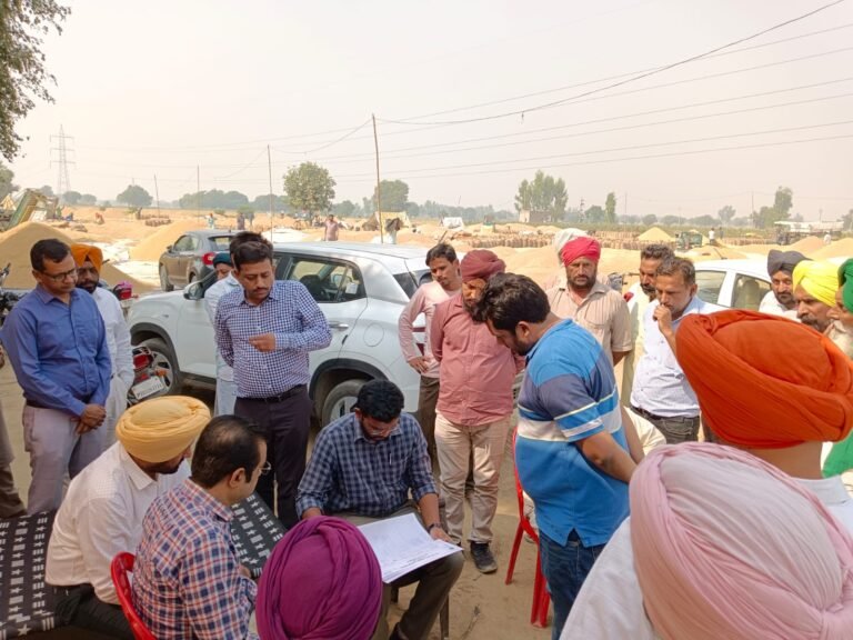 ਏਡੀਸੀ ਮਾਨਸਾ ਨੇ ਧਿੰਗੜ, ਝੁਨੀਰ ਅਤੇ ਸਰਦੂਲਗੜ੍ਹ ਦੀਆਂ ਮੰਡੀਆਂ ਅਤੇ ਸ਼ੈਲਰਾਂ ਦਾ ਲਿਆ ਜਾਇਜ਼ਾ