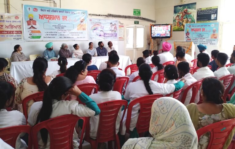 ਸਿਵਲ ਹਸਪਤਾਲ ਮਾਨਸਾ ਤੋਂ ਹੋਈ ਆਯੂਸ਼ਮਾਨ ਭਵ ਮੁਹਿੰਮ ਦੀ ਸ਼ੁਰੂਆਤ