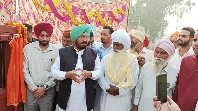 ਜ਼ਮੀਨਦੋਜ਼ ਪਾਈਪਲਾਈਨ ਰਾਹੀਂ ਪੀਣ ਵਾਲੇ ਪਾਣੀ ਦੇ ਨਾਲ ਨਾਲ 9 ਸੌ ਏਕੜ ਰਕਬੇ ਨੂੰ ਮਿਲੇਗਾ ਨਹਿਰੀ ਪਾਣੀ-ਵਿਧਾਇਕ ਬੁੱਧ ਰਾਮ