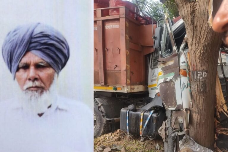 ਟਰਾਲੇ ਦੀ ਟੱਕਰ ਨਾਲ ਮੋਟਰਸਾਈਕਲ ਸਵਾਰ ਦੀ ਮੌਤ