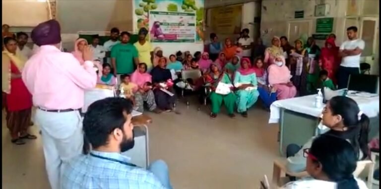 ਸਹਾਇਕ ਡਾਇਰੈਕਟਰ ਵੱਲੋਂ ਮਾਨਸਾ ਵਿਖੇ ਜੱਚਾ ਬੱਚਾ ਹਸਪਤਾਲ ਦਾ ਅਚਨਚੇਤ ਦੌਰਾ