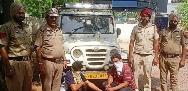 ਚੋੋਰੀ ਦੇ ਮੁਕੱਦਮੇ ਵਿੱਚ 2 ਮੁਲਜ਼ਮਾਂ ਨੂੰ ਕੀਤਾ ਗ੍ਰਿਫਤਾਰ