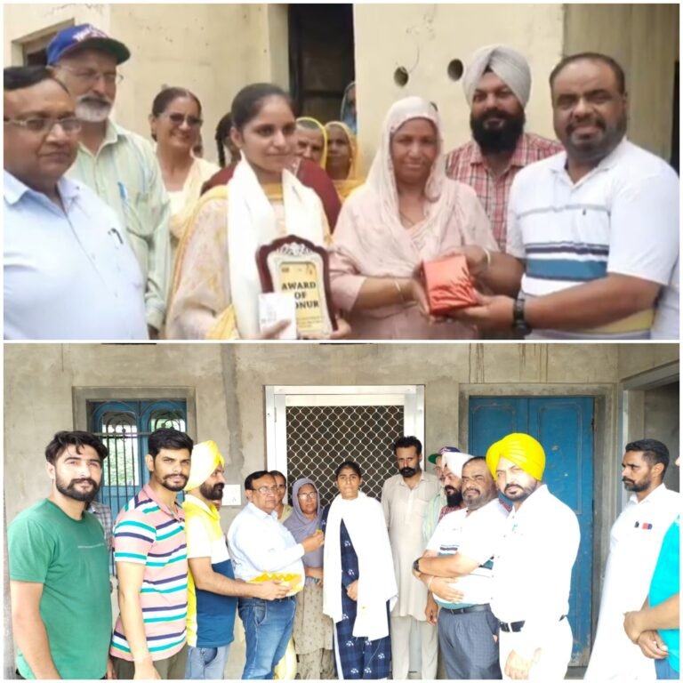 ਬਾਰਵੀਂ ਦੇ ਨਤੀਜਿਆਂ ਦੌਰਾਨ ਪੰਜਾਬ ਭਰ ਚੋਂ ਨਾਮਣਾ ਖੱਟਣ ਵਾਲੀਆਂ ਵਿਦਿਆਰਥਣਾਂ ਦਾ ਸਨਮਾਨ