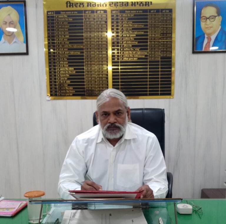 ਕਾਲਾ ਮੋਤੀਆ ਅੰਨੇਪਣ ਦਾ ਕਾਰਣ ਹੋ ਸਕਦਾ ਹੈ : ਸਿਵਲ ਸਰਜਨ