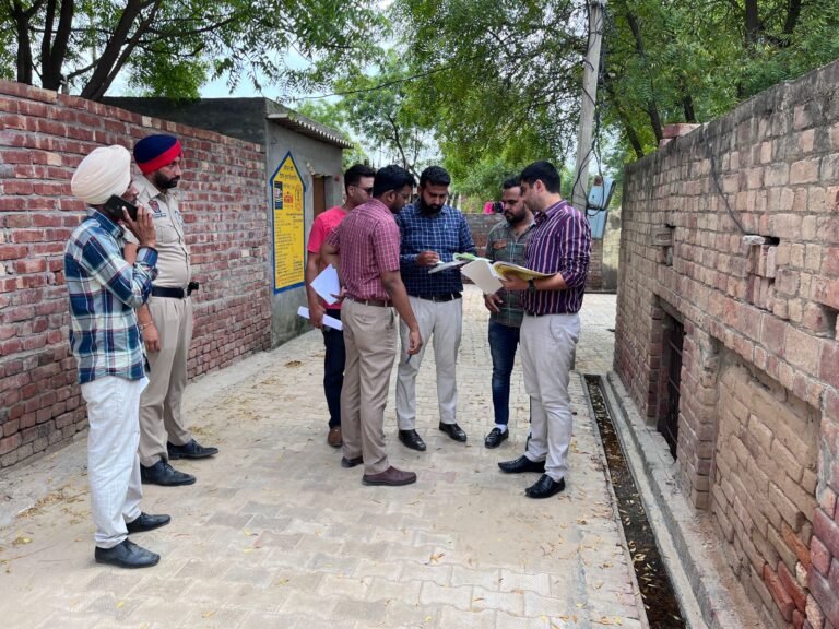 ਵਧੀਕ ਡਿਪਟੀ ਕਮਿਸ਼ਨਰ ਨੇ ਵੱਖ ਵੱਖ ਪਿੰਡਾਂ ਦਾ ਦੌਰਾ ਕਰਕੇ ਵਿਕਾਸ ਕਾਰਜਾਂ ਦਾ ਲਿਆ ਜਾਇਜ਼ਾ