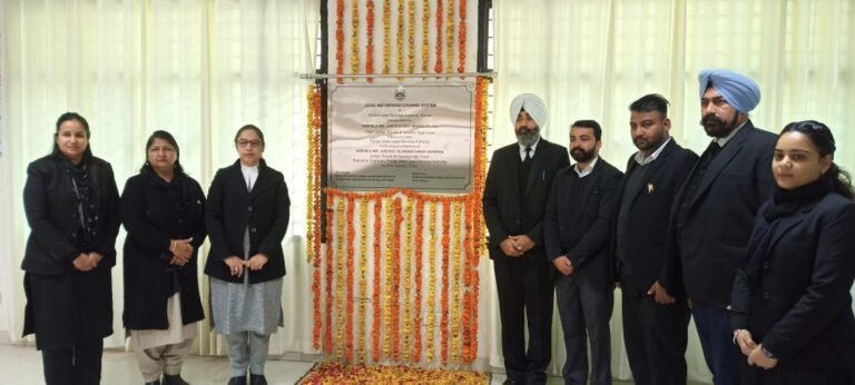 Cheif Justice Sh. Ravi Shankar Jha inaugurated office of Legal Aid Defense Counsel system