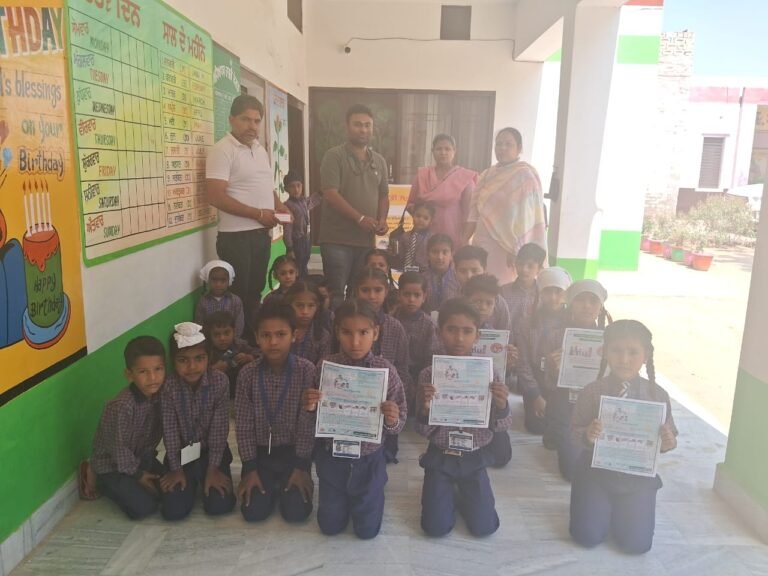 ਸਿਹਤ ਵਿਭਾਗ ਦੀਆਂ ਟੀਮਾਂ ਵੱਲੋਂ ਪੇਟ ਦੇ ਕੀੜਿਆਂ ਦੀ ਰੋਕਥਾਮ ਲਈ ਬੱਚਿਆਂ ਨੂੰ ਅਲਬੈਂਡਾਜੋਲ ਗੋਲੀਆਂ ਦਿੱਤੀਆਂ ਗਈਆਂ