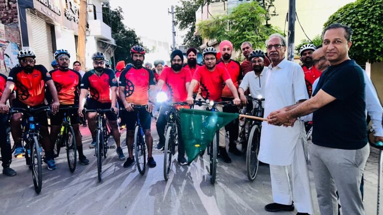 ਡਾ. ਜਨਕ ਰਾਜ ਸਿੰਗਲਾ ਨੇ ਆਪਣੇ ਪਿਤਾ ਦੀ 14ਵੀਂ ਬਰਸੀ ਸਾਈਕਲ ਰਾਈਡ ਕਰਵਾ ਕੇ ਨਿਵੇਕਲੇ ਢੰਗ ਨਾਲ ਮਨਾਈ