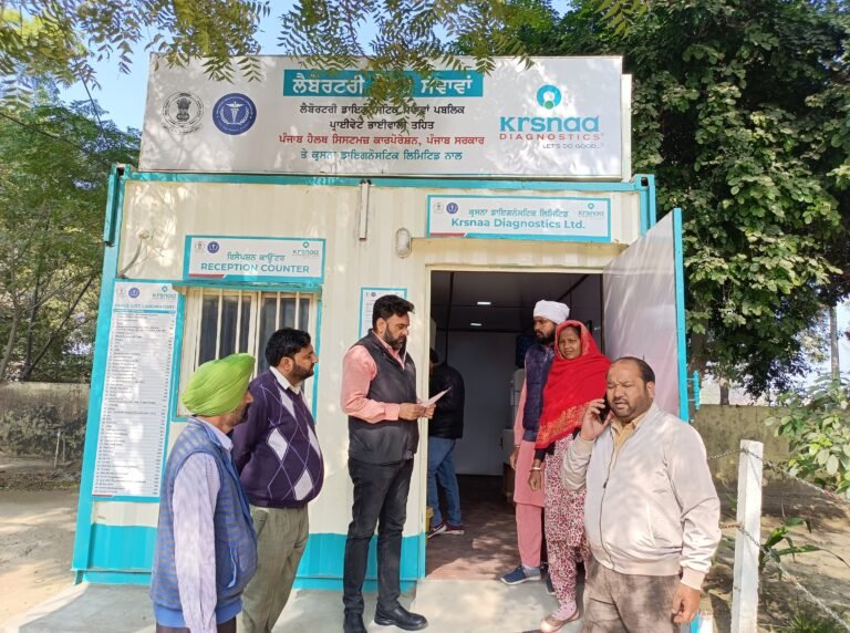 ਮਾਨਸਾ : ਡਾਕਟਰ ਰਾਏ ਵੱਲੋਂ ਕ੍ਰਸਨਾ ਲੈਬ ਦਾ ਕੀਤਾ ਗਿਆ ਮੁਆਇਨਾ