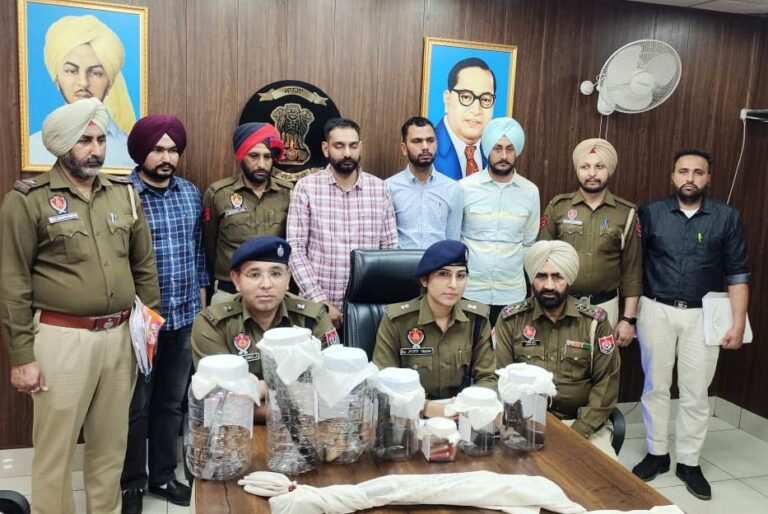 ਮਾਨਸਾ ਪੁਲਿਸ ਨੇ 3 ਵਿਅਕਤੀਆਂ ਨੂੰ ਭਾਰੀ ਅਸਲੇ ਸਮੇਤ ਕੀਤਾ ਕਾਬੂ