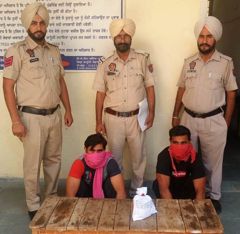 ਮਾਨਸਾ : ਨਸ਼ਿਆਂ ਵਿਰੁੱਧ 4 ਮੁਕੱਦਮਿਆਂ ਵਿੱਚ 5 ਮੁਲਜ਼ਮਾਂ ਨੂੰ ਨਸ਼ੀਲੇ ਪਦਾਰਥਾਂ ਸਮੇਤ ਕੀਤਾ ਕਾਬੂ