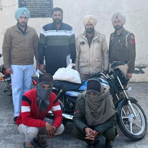 ਨਸ਼ਿਆਂ ਦੇ 2 ਮੁਕੱਦਮੇ ਦਰਜ ਕਰਕੇ 4 ਵਿਅਕਤੀਆਂ ਨੂੰ ਕੀਤਾ ਕਾਬੂ