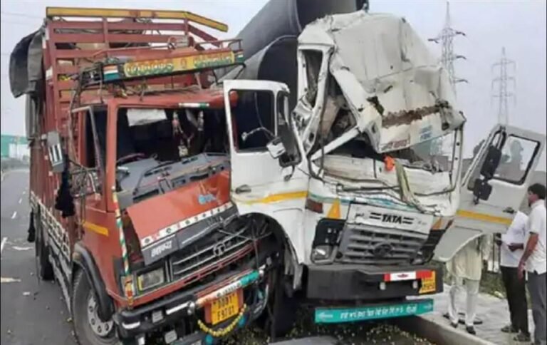 ਖੜ੍ਹੇ ਕੈਂਟਰ ਨੂੰ ਟਰੱਕ ਨੇ ਮਾਰੀ ਟੱਕਰ, ਦੋ ਵਿਅਕਤੀਆਂ ਦੀ ਮੌਤ