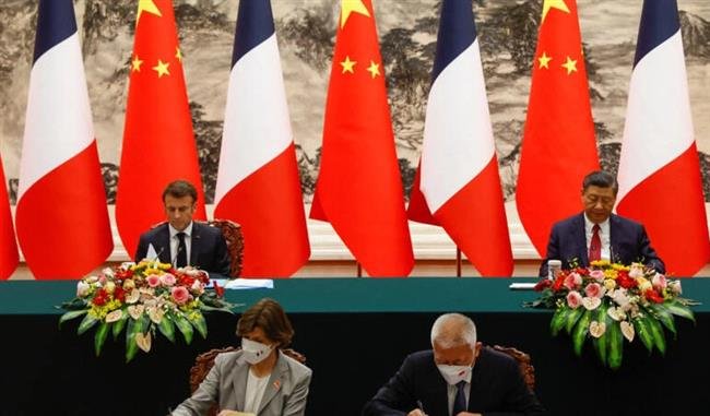 ਫਰਾਂਸ ਦੇ ਰਾਸ਼ਟਰਪਤੀ ਨੇ ਕੀਤੀ ਸ਼ੀ ਜਿਨਪਿੰਗ ਨਾਲ ਮੁਲਾਕਾਤ, ਰੂਸ-ਯੂਕਰੇਨ ਯੁੱਧ `ਤੇ ਕੀਤੀ ਚਰਚਾ