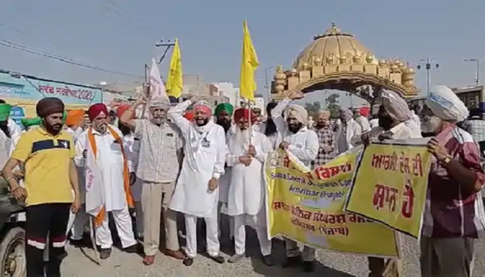 ‘ਅਗਨੀਪਥ’ ਖ਼ਿਲਾਫ਼ ਕਿਸਾਨਾਂ ਨੇ ਕੀਤਾ ਰੋਸ ਪ੍ਰਦਰਸ਼ਨ