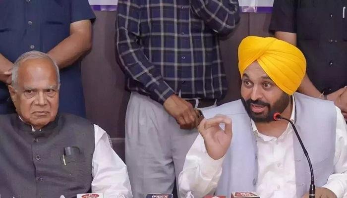 CM ਮਾਨ ਨੇ ਗਵਰਨਰ ਨੂੰ ਕਰਜ਼ੇ ਦਾ ਦਿੱਤਾ ਕੱਲਾ-ਕੱਲਾ ਹਿਸਾਬ, ਬੋਲੇ- ‘ਪਿਛਲੀਆਂ ਸਰਕਾਰਾਂ ਦਾ ਵੀ ਭਰ ਰਹੇ ਹਾਂ’