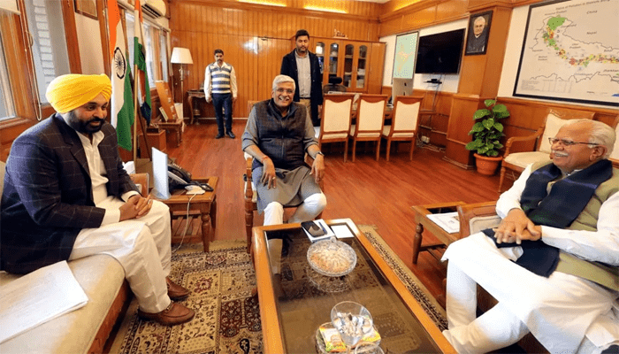 ਅੱਜ ਚੰਡੀਗੜ੍ਹ ਦੇ ਤਾਜ ਹੋਟਲ ‘ਚ ਹੋਵੇਗੀ SYL ਦੀ ਅਹਿਮ ਮੀਟਿੰਗ